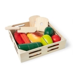 Детски дървен комплект за рязане Плодове, Melissa and Doug 94041-2