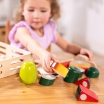 Детски дървен комплект за рязане Плодове, Melissa and Doug 94041-4