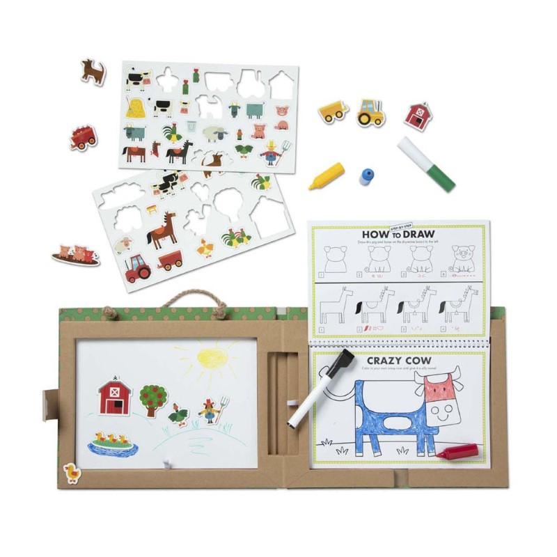 detski-komplekt-za-risuvane-s-magniti-ferma-melissa-and-doug-41325-1 Детски комплект за рисуване с магнити Ферма, Melissa and Doug 41325-1
