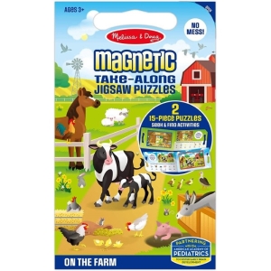 Детски магнитен пъзел On the Farm, Melissa and Doug 42832-1