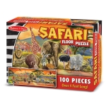 Детски пъзел с животни Safari, Melissa and Doug, 100 части 12873-3