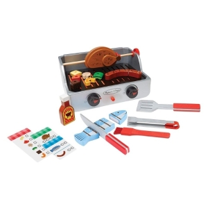 Детско дървено барбекю с аксесоари, Melissa and Doug 19269-1