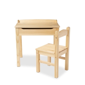 Детско дървено бюро със столче Бук, Melissa and Doug 40230-1