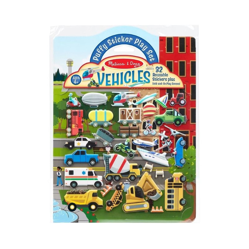 knizhka-sas-stikeri-prevozni-sredstva-melissa-and-doug-50657-1 Книжка със стикери Превозни средства, Melissa and Doug 50657-1