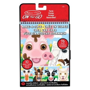 Книжка със стикери Животни от фермата, Melissa and Doug 40511-1