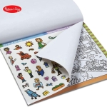 Книжка за оцветяване със стикери Град, Melissa and Doug 401500-4