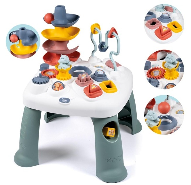 masa-s-aktivnosti-za-igra-smoby-7600140320 Бебешка маса за игра с активни занимания Smoby 7600140320