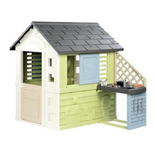 Smoby Детска къща с външна кухня за игра, Life Pretty 7600810738 1