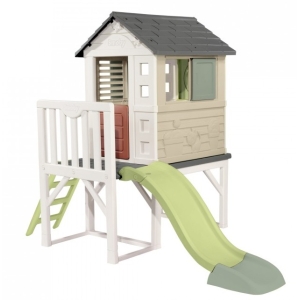 Детска къща с веранда и пързалка, Smoby 7600810802 1