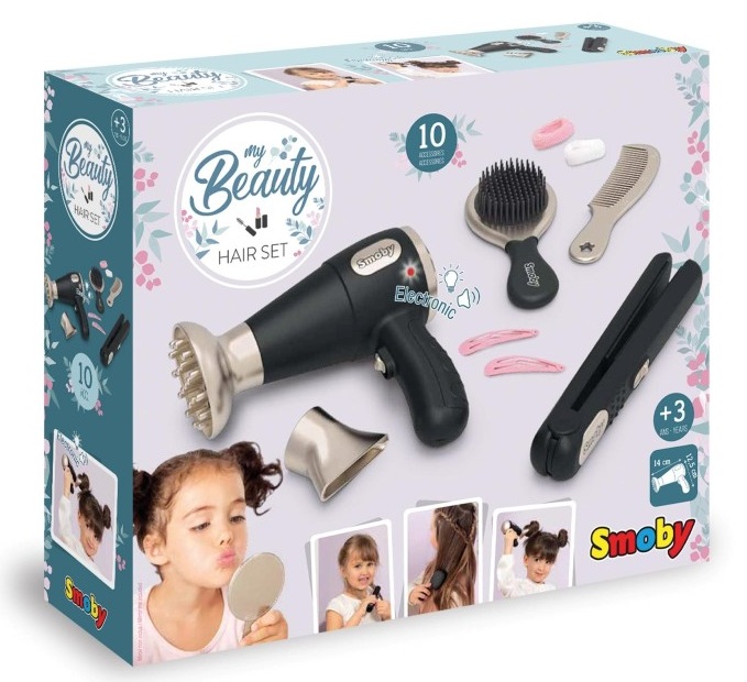 detski-komplekt-za-pricheski-smoby-7600320144-5 Детски комплект за прически, My Beauty Smoby 7600320144 5