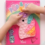 Книжка за оцветяване Ylvi Pop and Paint, Еднорог 413755-4