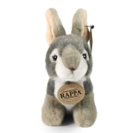 Плюшено сиво зайче, 16 см, Rappa 252080-1