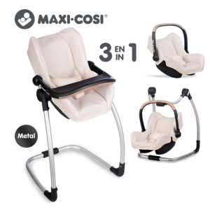 Столче за кукли, 3 в 1, Smoby Maxi-Cosi, бежово 1