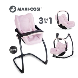 Smoby Столче за кукли, 3 в 1, Maxi-Cosi, розово 7600240242 1