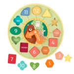 Дървен часовник с форми за сортиране, Orange Tree Toys_ott13142 2