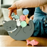 Дървена игра за баланс Коте, Orange Tree Toys 3