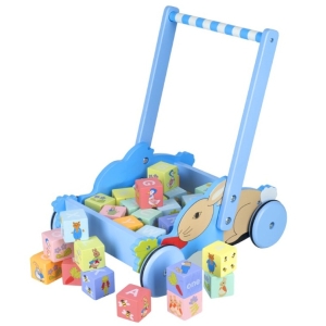 Дървена количка с кубчета Peter Rabbit, Orange Tree Toys ott24506 1