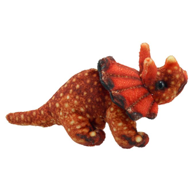 kukla-za-prysti-dinozavar-triceratops-the-puppet-company-2241-2 Кукла за пръсти Динозавър Трицератопс, The Puppet Company 2241 2