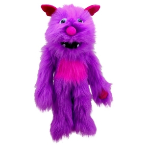 Кукла за театър, Лилаво чудовище със звук, 56 см, The Puppet Company 7712