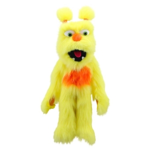 Кукла за театър, Жълто чудовище със звук, 56 см, The Puppet Company 7714