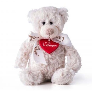 Плюшено мече с панделка Спенсър, 23 см, Lumpin