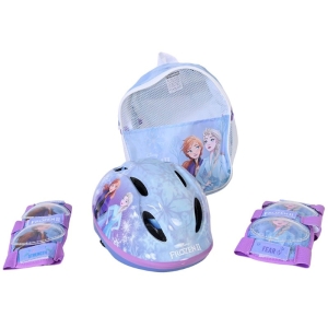 Детски комплект каска и протектори Frozen II, Volare Bicycles 01415-1