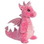 Плюшен розов дракон, 30 см, Aurora 170415a-1