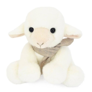 Плюшена играчка агънце Doudou Histoire d'Ours, 18см, Doudou 332844-1
