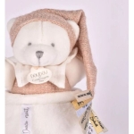 Плюшена музикална играчка, Мече, 20 см, Doudou 245851-4