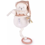 Плюшена музикална играчка, Мече, 20 см, Doudou 245851-5