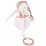 Плюшена музикална играчка, Мече, 20 см, Doudou 245851-6