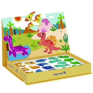 Детска магнитна книга Динозаври, Tooky Toys TK405-1