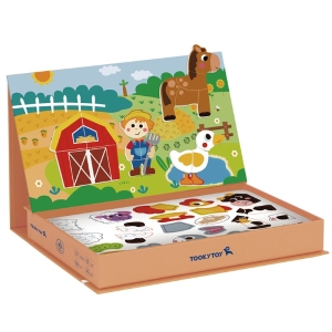 Детска магнитна книга Животните от Фермата, Tooky Toys TK409-1