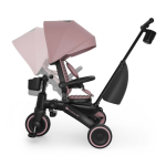 Детска сгъваема триколка с родителски контрол Jazz 3, Розова, KinderKraft NEW024763-5