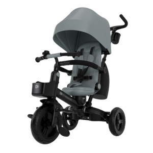 Детска триколка с родителски контрол Aveo 2 Plus, Сива, KinderKraft NEW024751-1