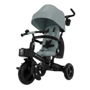 Детска триколка с родителски контрол Aveo 2 Plus, Сива, KinderKraft NEW024752-1