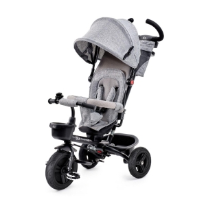 Детска триколка с родителски контрол Aveo Light Grey, KinderKraft NEW024670-1