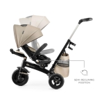 Детска триколка с родителски контрол Easytwist, Бежова, KinderKraft NEW024565-3