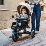 Детска триколка с родителски контрол Spinstep 2 Plus, Бежова, KinderKraft NEW024770-2