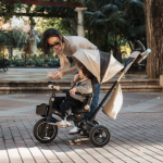 Детска триколка с родителски контрол Spinstep 2 Plus, Бежова, KinderKraft NEW024770-3