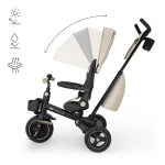 Детска триколка с родителски контрол Spinstep 2 Plus, Бежова, KinderKraft NEW024770-6