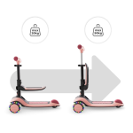 Детска тротинетка Halley 2 Rose Pink, KinderKraft KRHALL02PNK0000-7