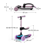 Детска тротинетка Raket Up Pink, KinderKraft KRRAUP00PNK0000-5