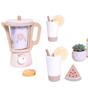 Детски дървен блендер с аксесоари, Tooky Toys TP545
