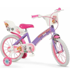 Детски велосипед с помощни колела 16", Paw Patrol Girl, Toimsa 1680-2
