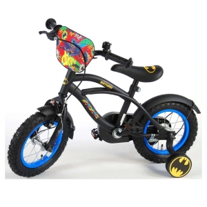 Детски велосипед с помощни колела Батман, 12 инча, Volare Bicycles 81234-1