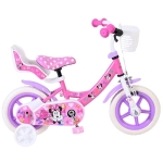 Детски велосипед с помощни колела Disney Minnie, 12 инча, Volare Bicycles 41261-1