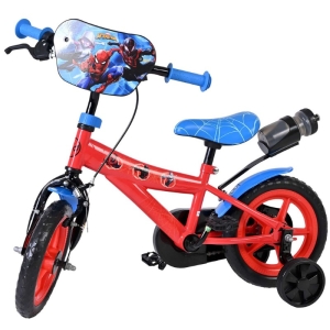 Детски велосипед с помощни колела Spiderman, 12 инча, Volare Bicycles 41221-2