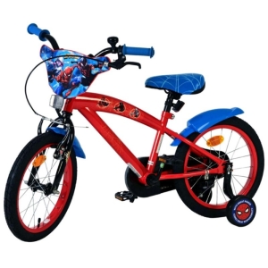 Детски велосипед с помощни колела Spiderman, 16 инча, Volare Bicycles 20582-CB16-1