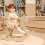 Детско дървено конче за яздене и люлеене, Viga Toys 44295-5